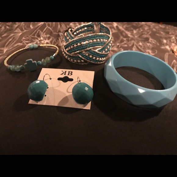 3 turquoise pieces of jewelry - Picture 2 of 7